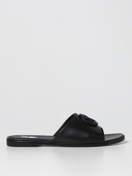Off-White: Off-White sandals in smooth leather