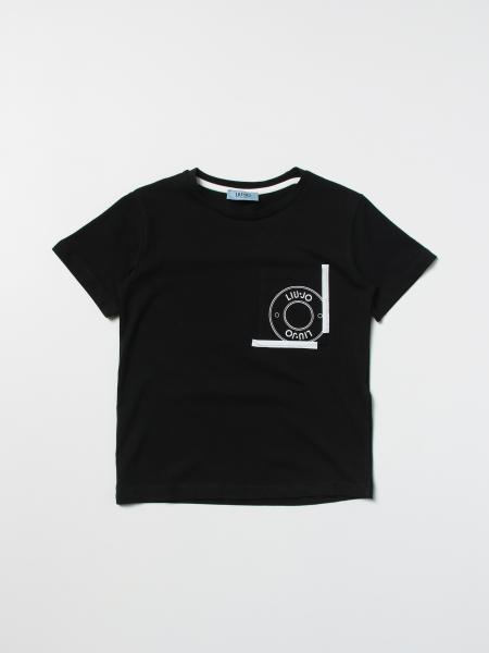 Liu Jo kids: Liu Jo basic t-shirt with mini logo