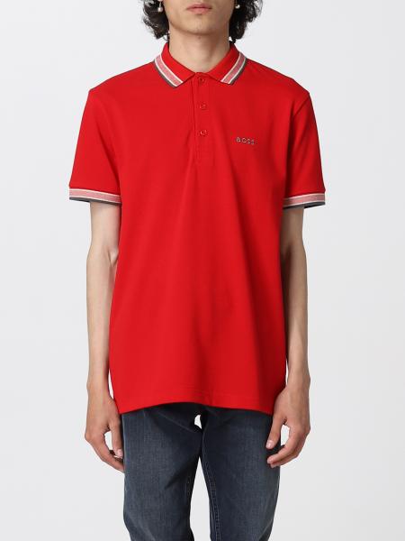 balenciaga red polo