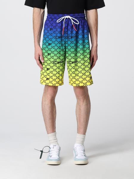 Off-White: Off-White shorts with all over logo