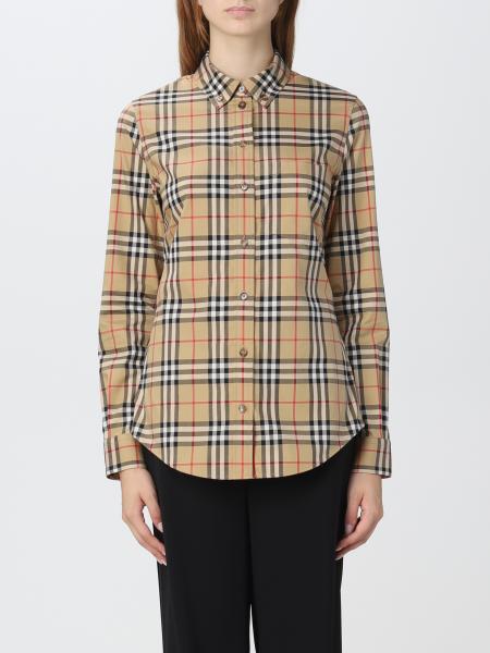 Burberry cotton shirt with check