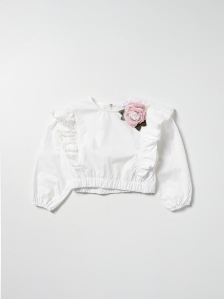 Monnalisa blouse in cotton blend