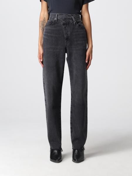 AGOLDE: jeans for woman - Black | Agolde jeans A90371157 online on ...