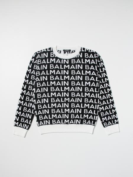 Balmain sweater with logo all over