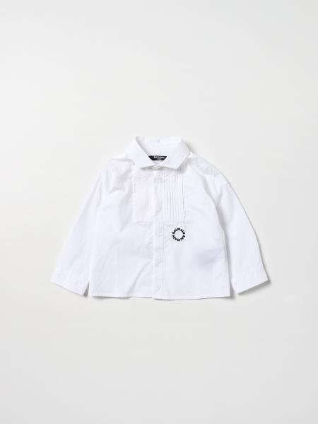 Camicia Balmain in cotone con logo
