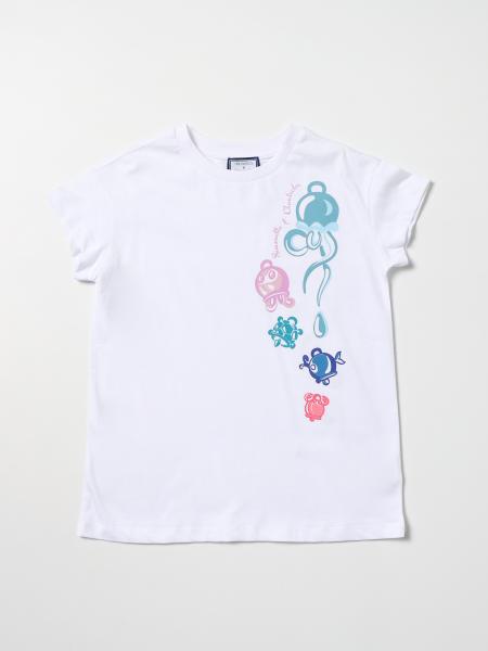 T-shirt Simonetta x Chantecler in cotone con stampe grafiche