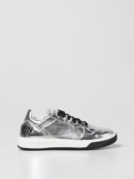 Balmain metallic-effect sneakers