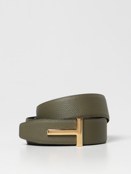 Tom Ford men: Tom Ford belt in textured leather