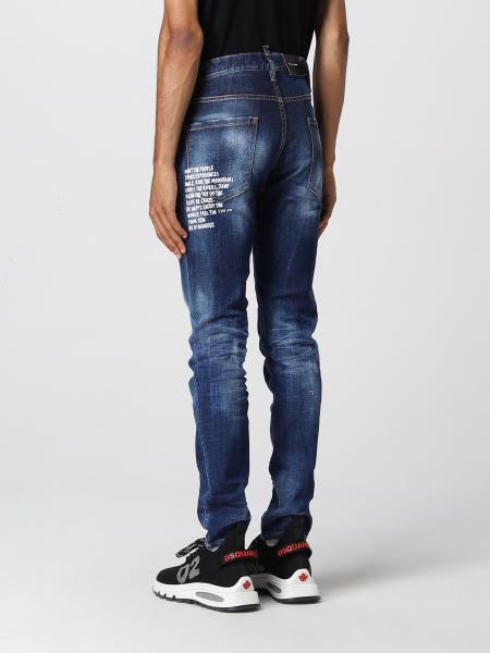 DSQUARED2: skinny 5-pocket jeans - Navy 