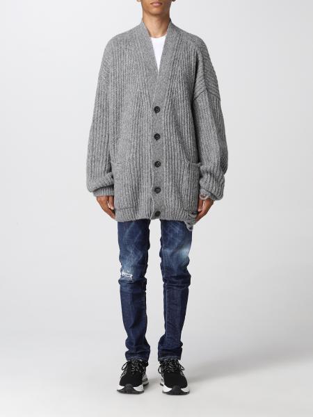 Maxi Dsquared2 cardigan in ribbed knit