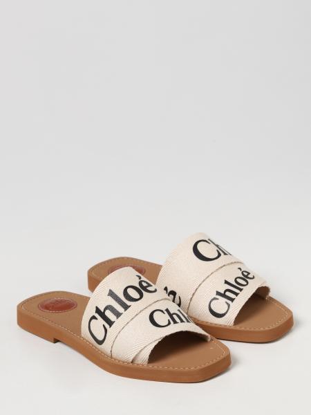 chloe ribbon sandals