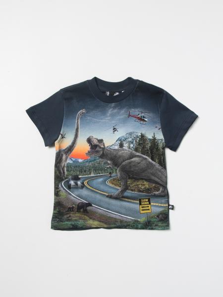Kids' Molo: Molo x Jurassic World T-shirt with dinosaur print