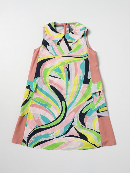 Kids' Emilio Pucci: Emilio Pucci dress with abstract print
