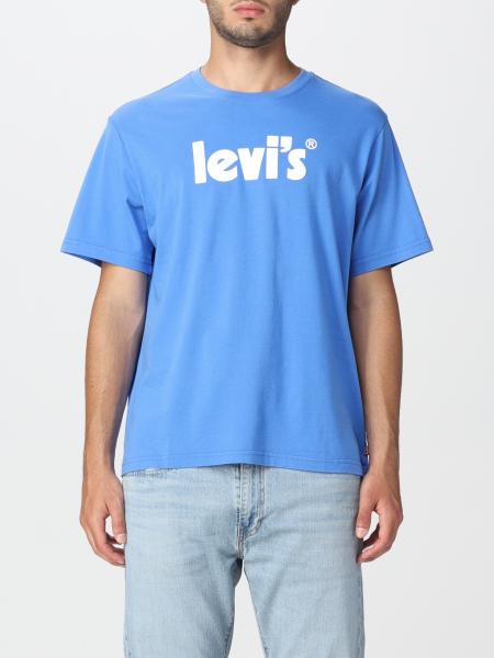 light blue levis t shirt