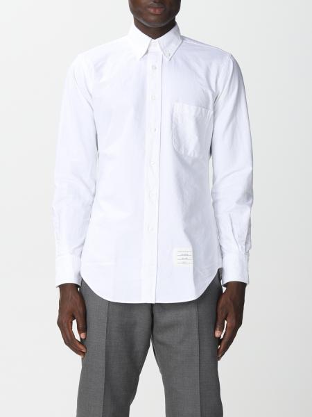 Thom Browne men: Thom Browne cotton Oxford shirt