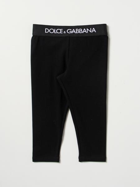 Leggings in interlock Dolce & Gabbana con elastico logato