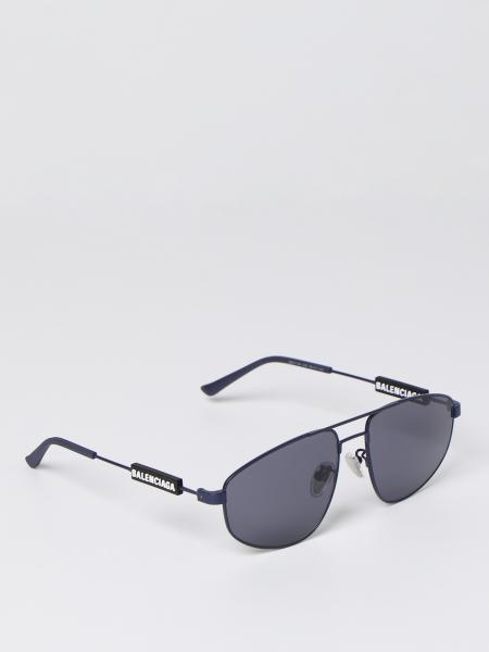 Balenciaga men: Balenciaga Aviator metal sunglasses