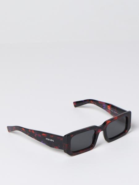 Prada patterned acetate sunglasses