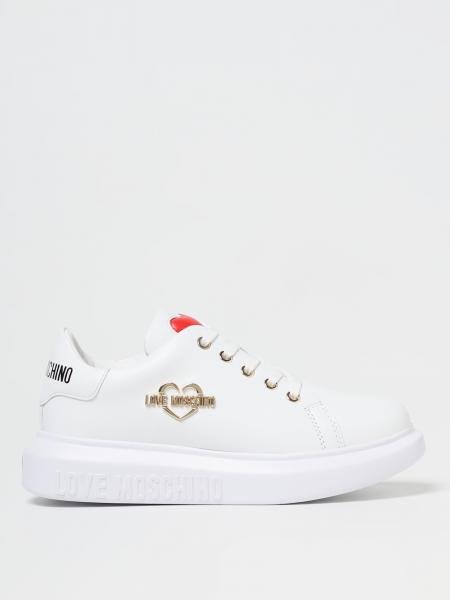 Love Moschino: Love Moschino sneakers in leather