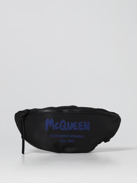 Мужские сумки Alexander McQueen: Сумка на поя для него Alexander Mcqueen