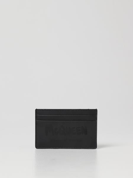 Alexander Mcqueen leather card holder