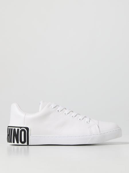 Moschino: Moschino Couture leather sneakers
