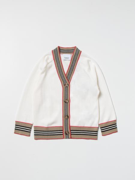 Burberry wool cardigan with striped finish