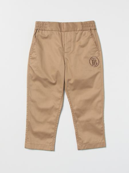 Burberry cotton pants with monogram pattern
