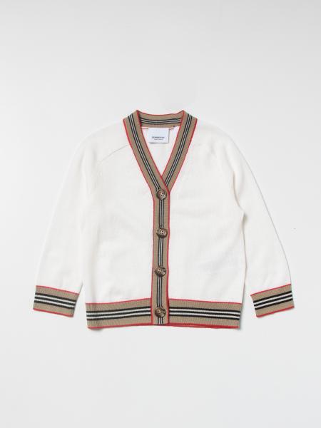 Burberry wool cardigan with striped pattern