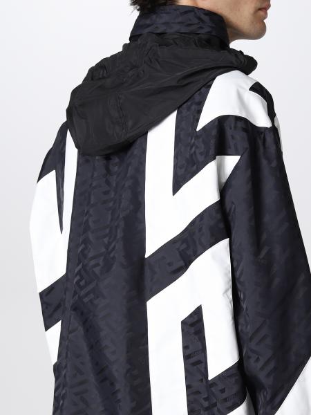 La Greca nylon jacket - Black | Versace jacket 10060331A04368