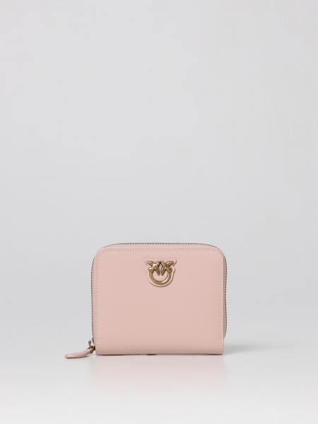 PINKO: wallet for woman - Blush Pink | Pinko wallet 1P22XDY5H7 online ...