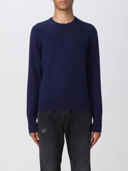 Drumohr Outlet: sweater for man - Blue | Drumohr sweater D1K103 online ...