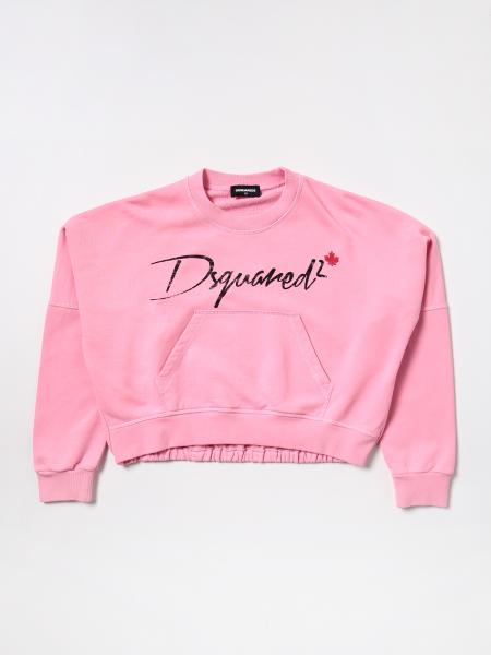 DSQUARED2 JUNIOR: sweater for girls - Pink | Dsquared2 Junior sweater ...