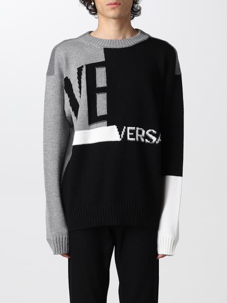 Versace wool sweater with logo