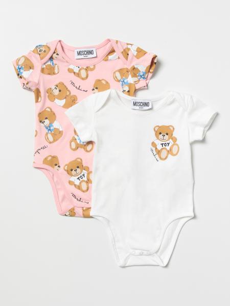 Set 2 body Moschino Baby con stampa Teddy Toy