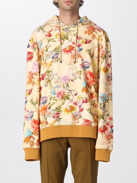 Etro oversize hoodie with floral pattern