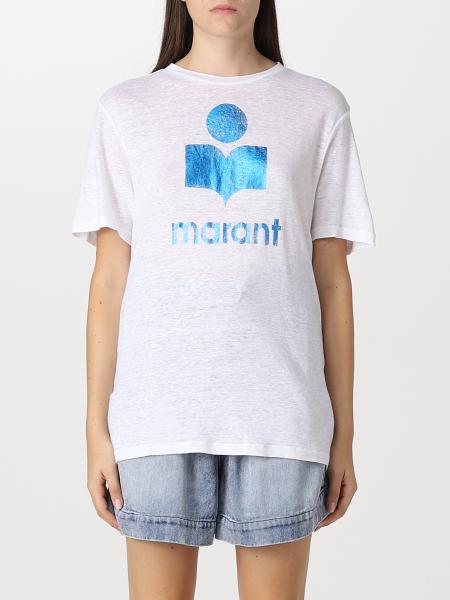 Isabel Marant Etoile: T-shirt Isabel Marant Etoile con logo laminato