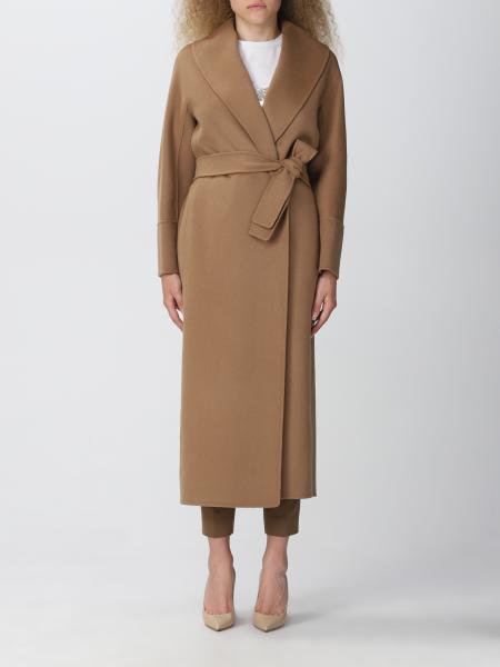 S MAX MARA: coat for woman - Camel | S 