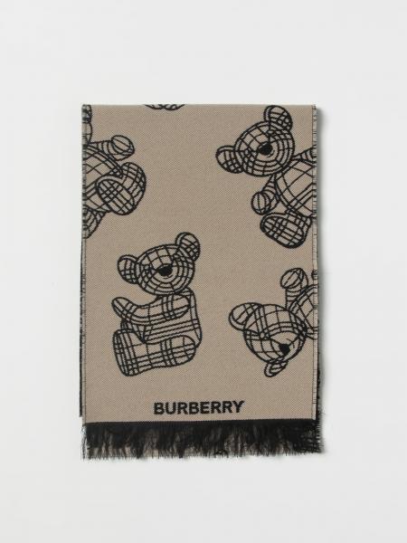 Burberry Teddy wool scarf