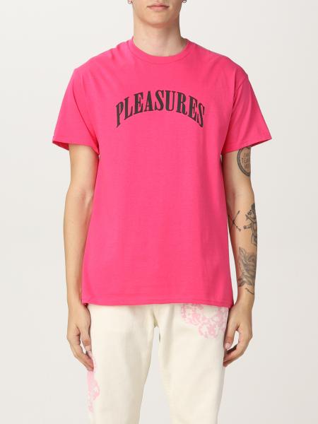 Pleasures: T-shirt Pleasures con logo
