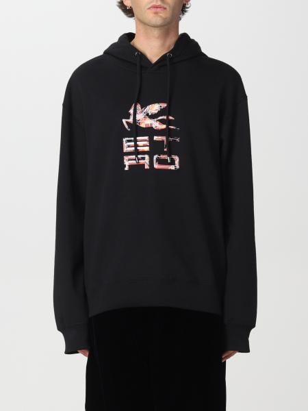 Etro oversize hoodie with Pegaso logo