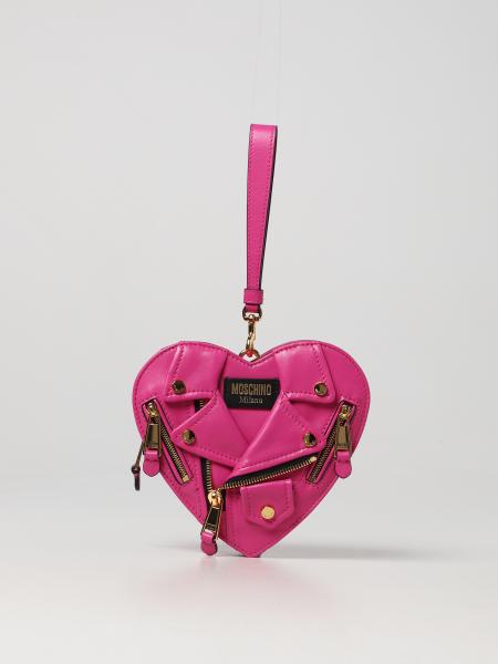 Moschino Couture Heart Biker leather bag