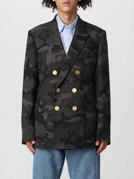 Valentino camouflage double-breasted blazer