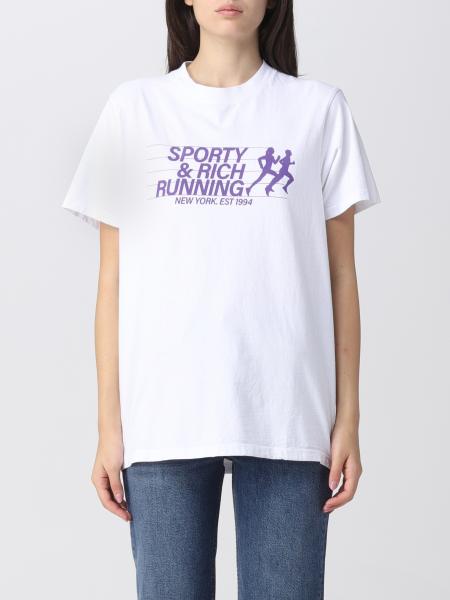 T-shirt Sporty & Rich con logo