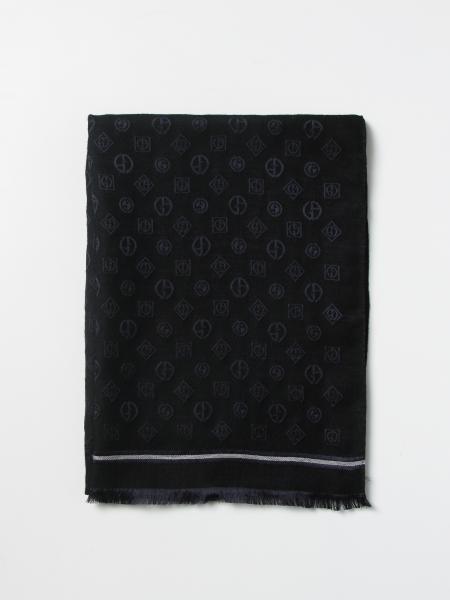 Giorgio Armani: Giorgio Armani scarf with jacquard logo