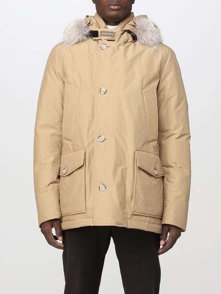 WOOLRICH: jacket for man - Beige | Woolrich jacket CFWOOU0484MRUT0001 ...