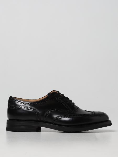 Church's Burwood brushed leather lace-up shoes