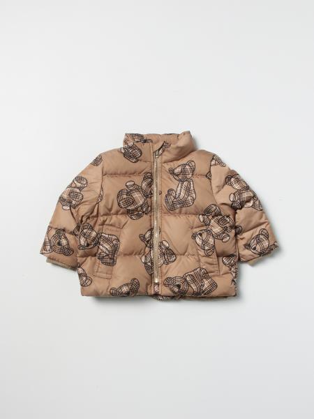 Burberry nylon down jacket with Thomas the Bear print