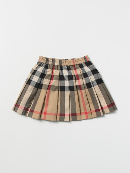 Kids' Burberry: Burberry tartan mini skirt