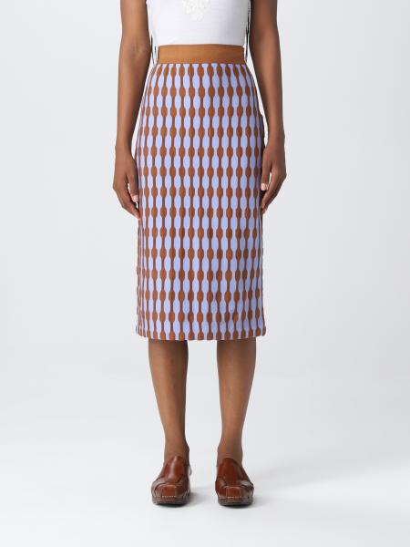 TORY BURCH: skirt for woman - Walnut | Tory Burch skirt 135486 online on  